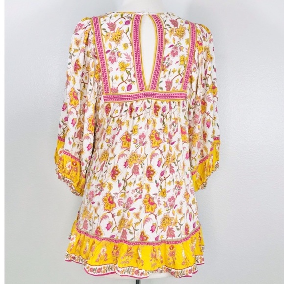 Rachel Zoe floral tunic dress NWOT size M - Picture 4 of 11